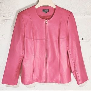 Pink Leather Jacket NWT- not this bright